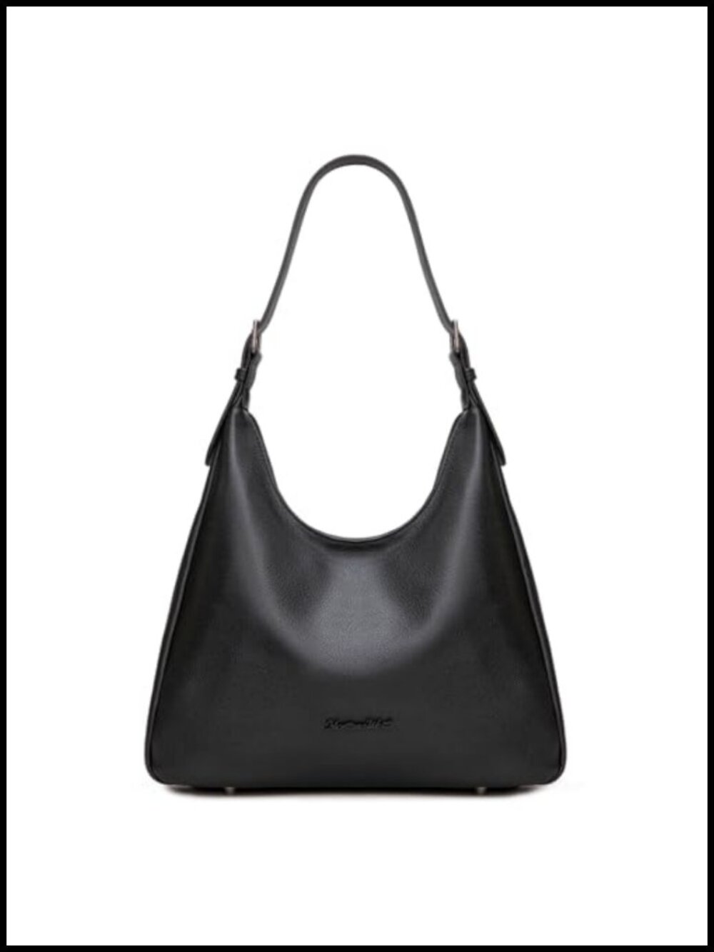 Slouchy Hobo Shoulder Bag PU Leather Multi-Pocket Women's Purse
